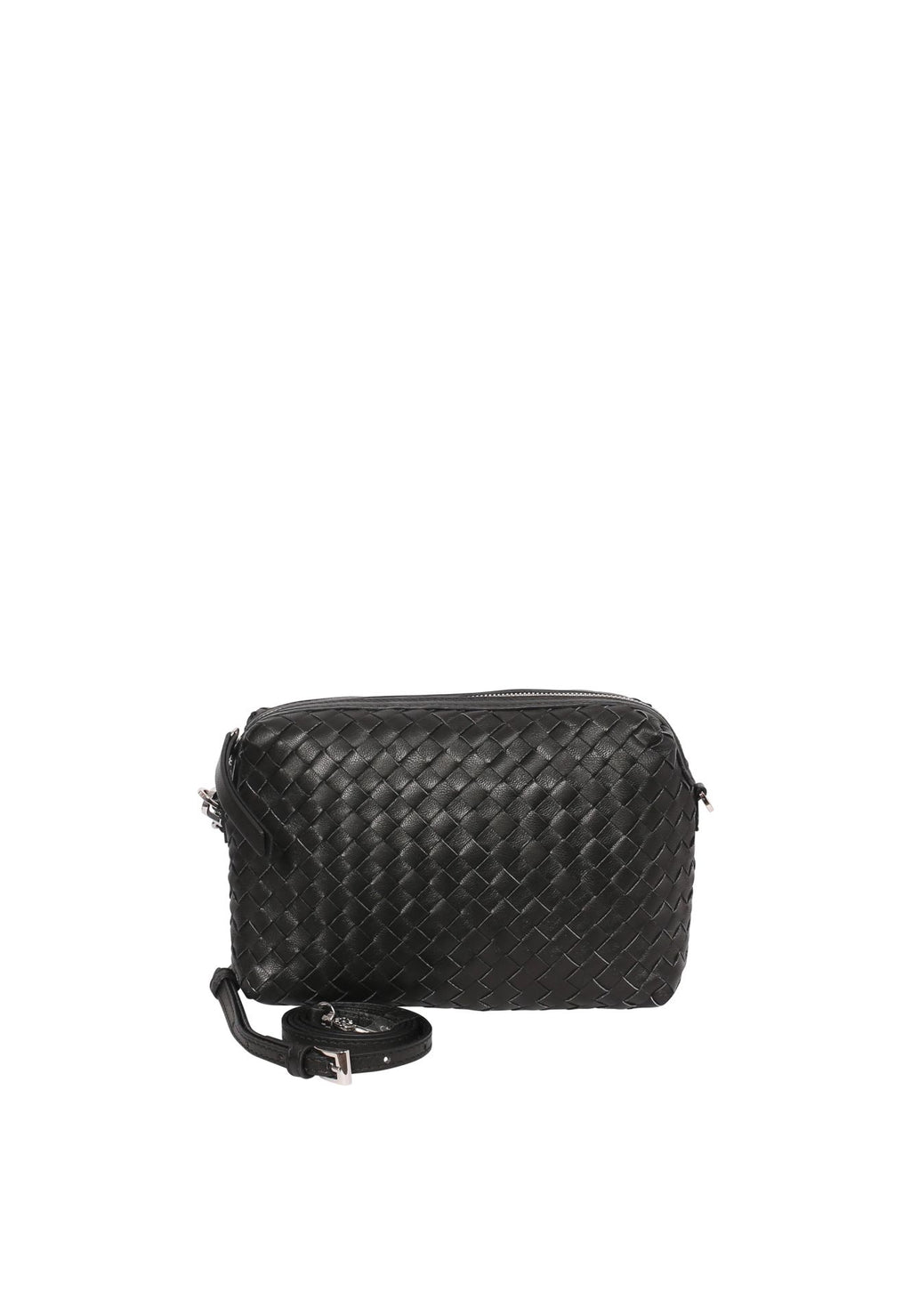 Crossbody Bag KAIA Leather Piuma Woven