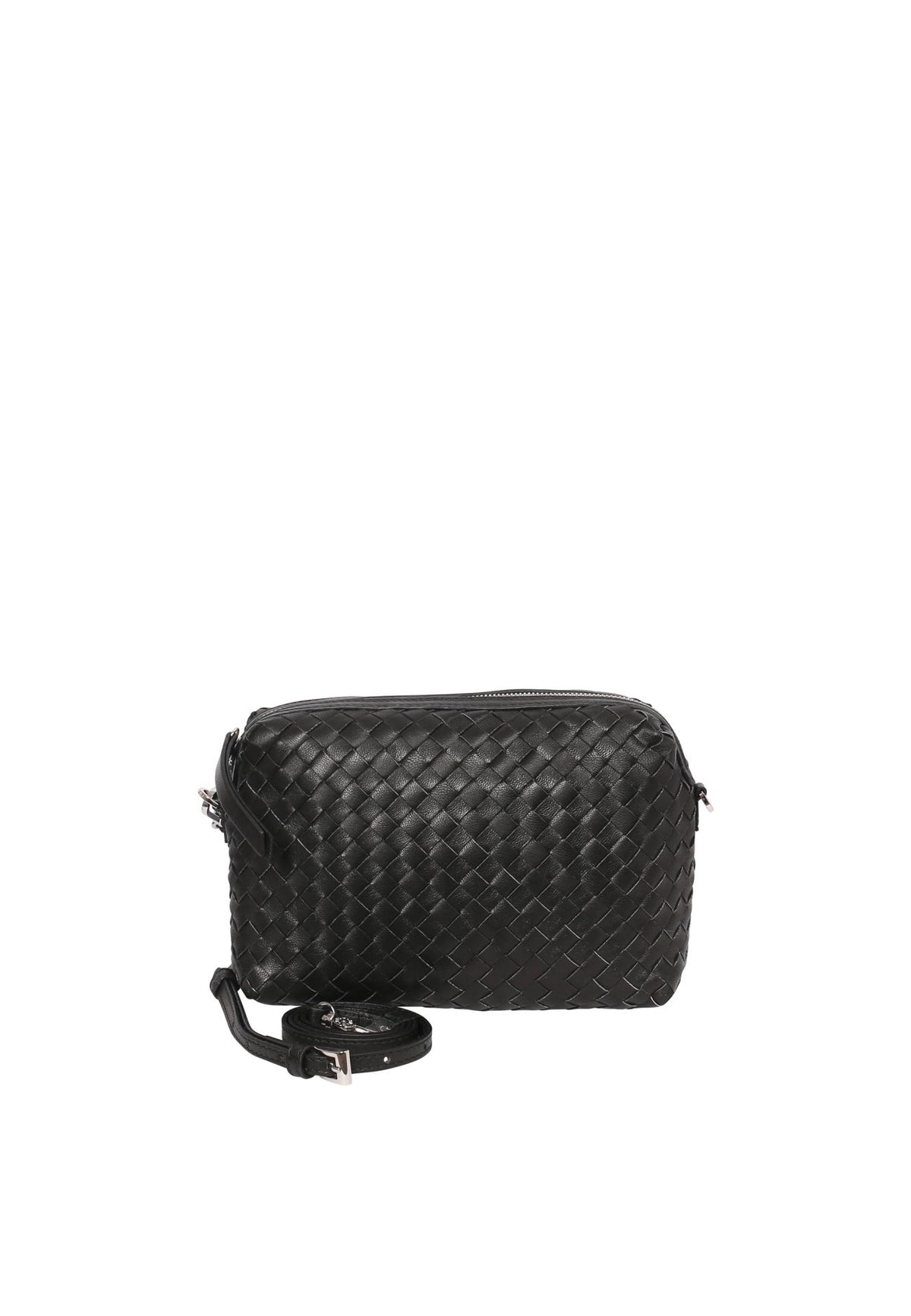 Crossbody Bag KAIA Leather Piuma Woven