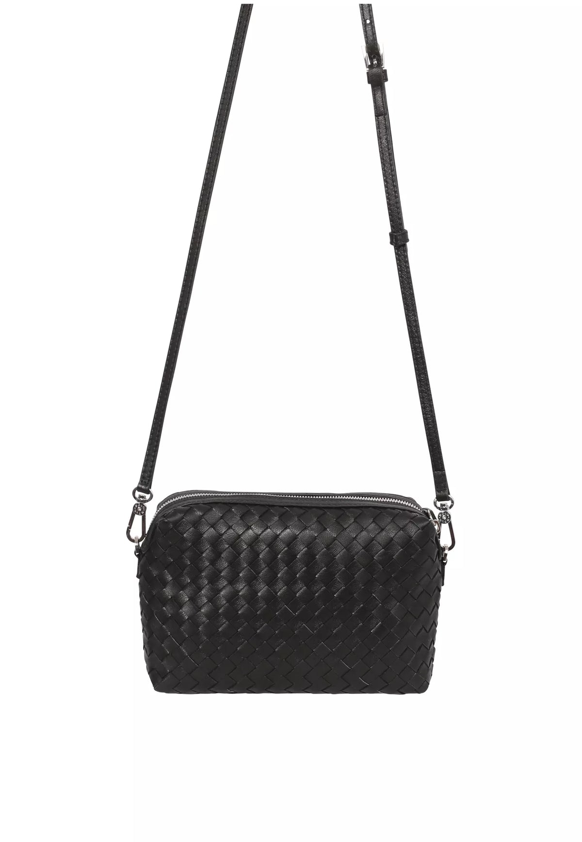 Crossbody Bag KAIA Leather Piuma Woven
