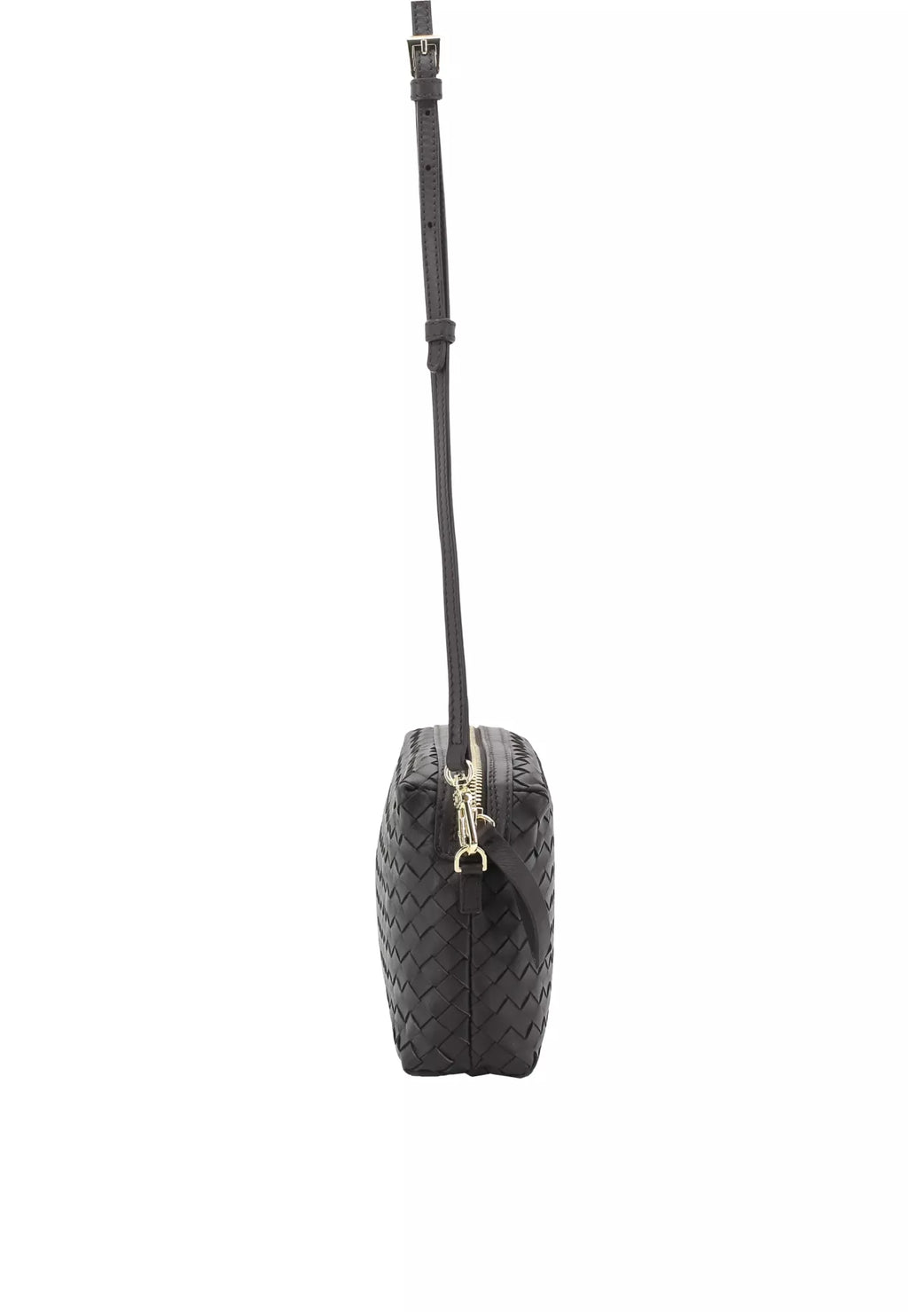 Crossbody Bag KAIA Leather Piuma Woven