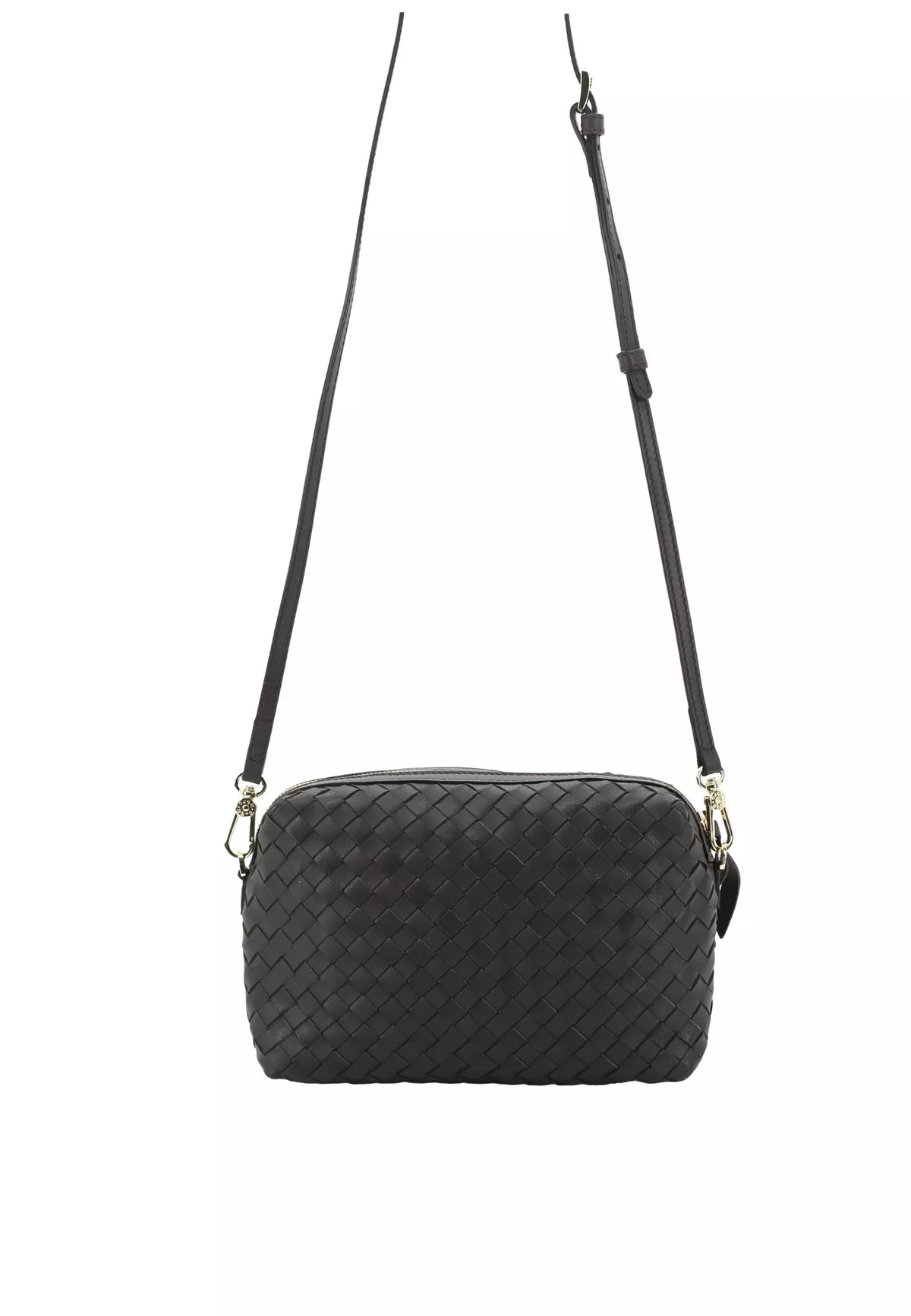 Crossbody Bag KAIA Leather Piuma Woven