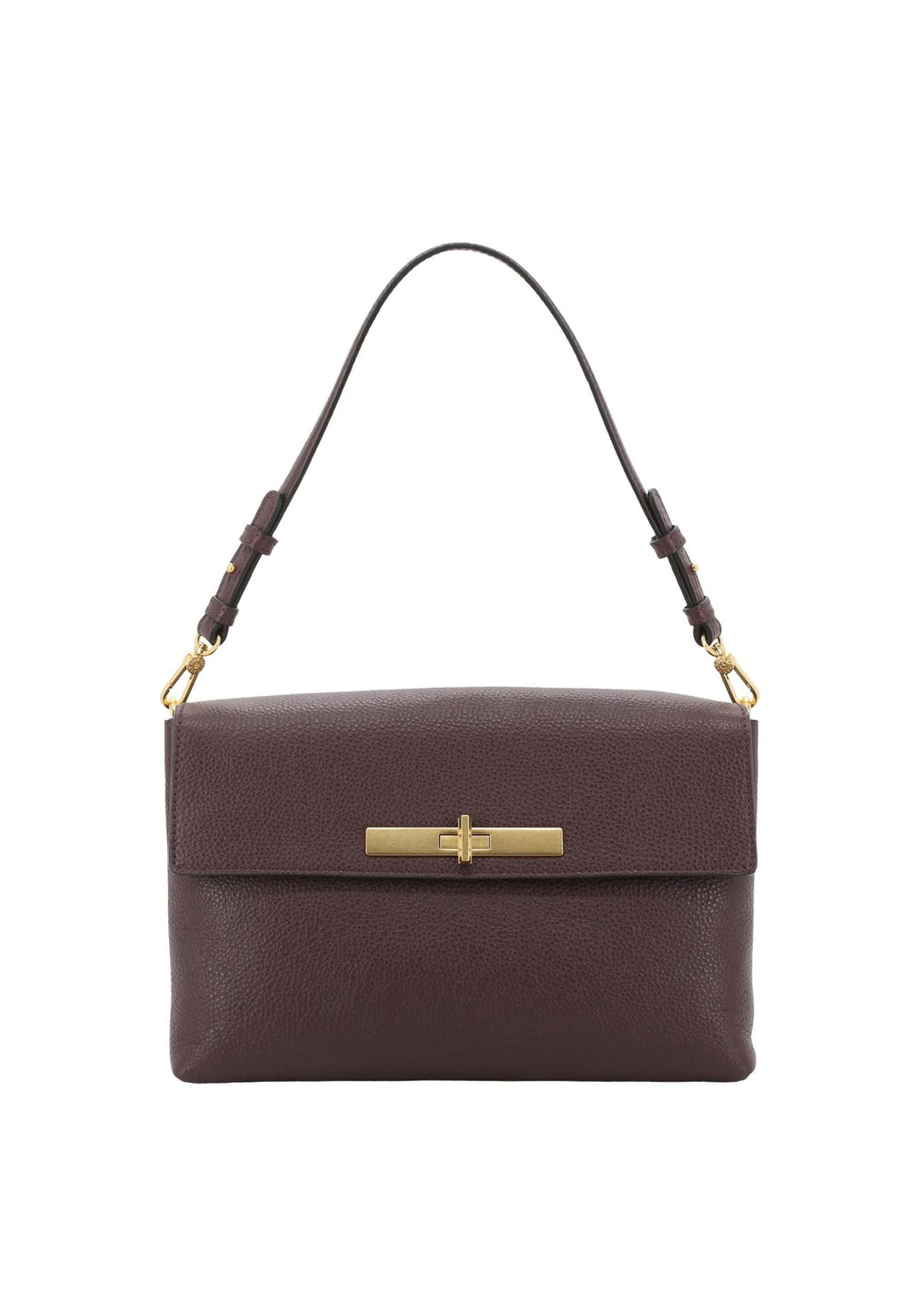 Shoulder Bag TWIST Leather AGAVE