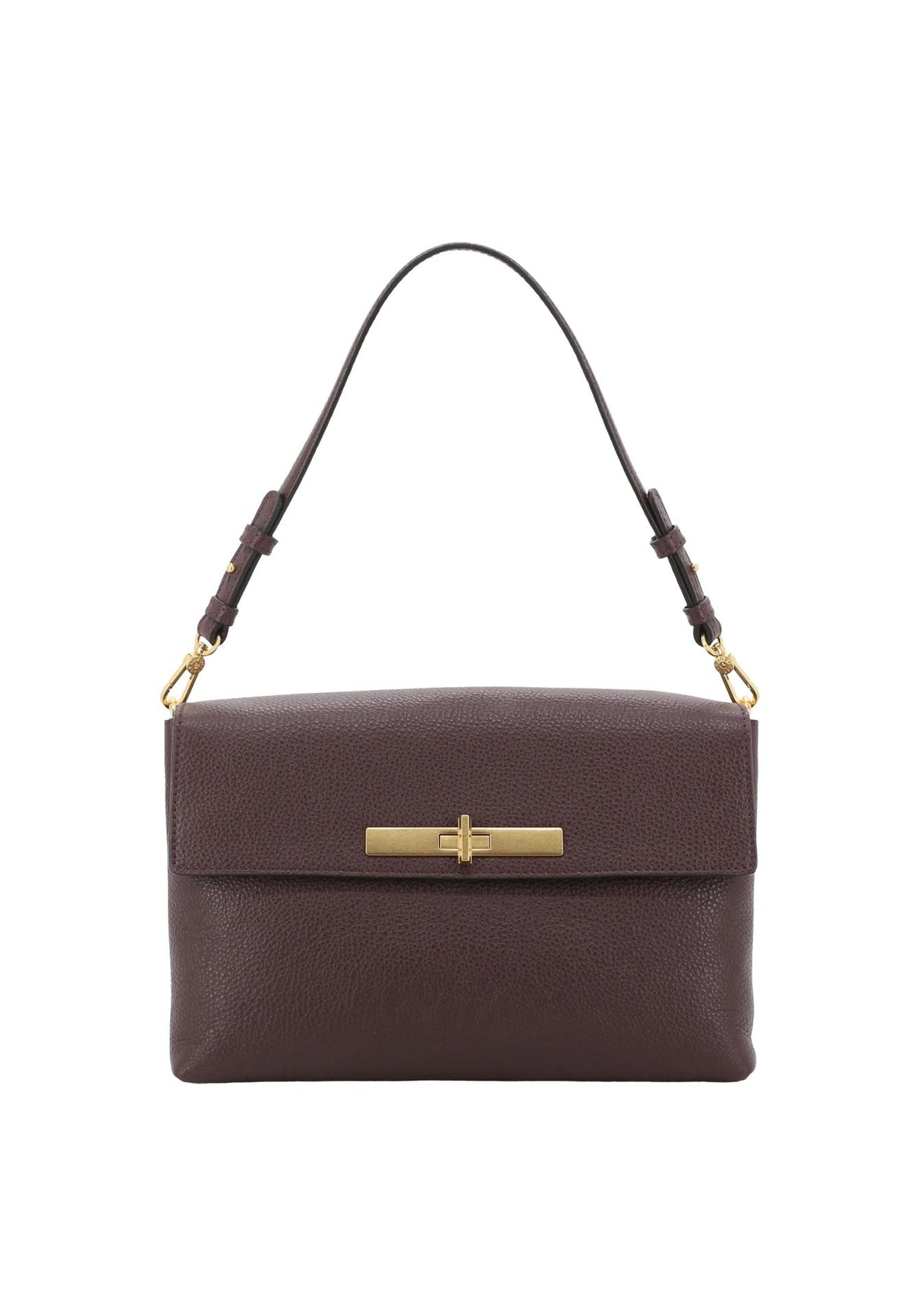Shoulder Bag TWIST Leather AGAVE